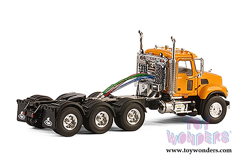 WSI Models - Mack Granite 8X4 4 Axle Truck (1/50 scale diecast model car, Yellow) 33-2019