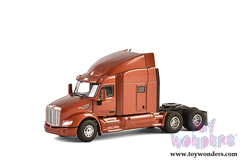 WSI Models - Peterbilt 579 6X4 3 Axle Truck (1/50 scale diecast model car, Brown) 33-2024