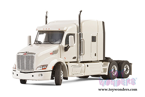 WSI Models - Peterbilt 579 6X4 3 Axle Truck (1/50 scale diecast model car, White) 33-2025