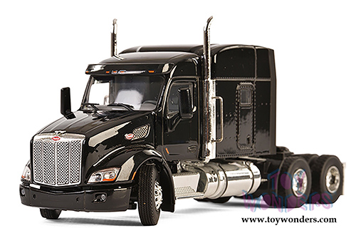 WSI Models - Peterbilt 579 6X4 3 Axle Truck (1/50 scale diecast model car, Black) 33-2026