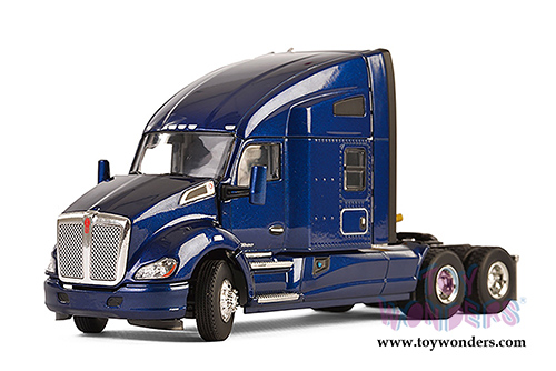WSI Models - Kenworth T680 6X4 3 Axle Truck (1/50 scale diecast model car, Dark Blue) 33-2027