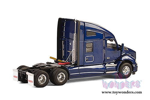 WSI Models - Kenworth T680 6X4 3 Axle Truck (1/50 scale diecast model car, Dark Blue) 33-2027