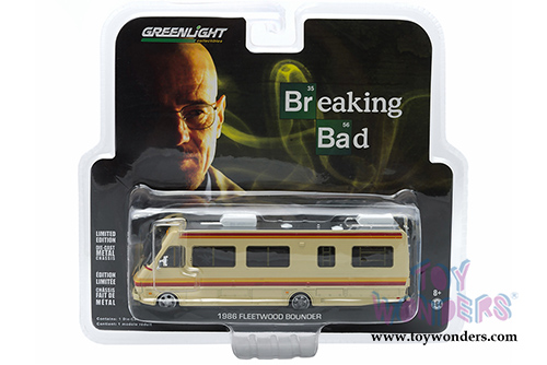 Greenlight Hollywood Breaking Bad - Fleetwood RV (1986, 1/64 scale diecast model car, Beige) 33021/48