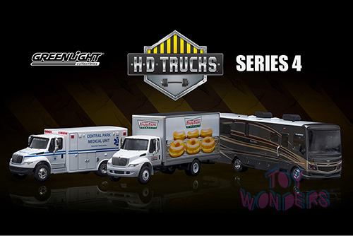 Greenlight - Heavy Duty Trucks Series 4 (1/64 scale diecast model car, Asstd.) 33040/48