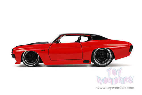 Jada Toys Bigtime Muscle - Chevrolet&reg; Chevelle&reg; SS Hardtop (1971, 1/24 scale diecast model car, Red/Black) 33041/4