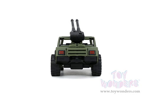 Jada Toys Hollywood Rides - G.I. Joe V.A.M.P. with Duke Diecast Figurine (1/32 scale diecast model car, Olive Green) 33083