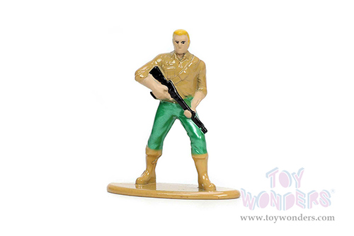 Jada Toys Hollywood Rides - G.I. Joe V.A.M.P. with Duke Diecast Figurine (1/32 scale diecast model car, Olive Green) 33083