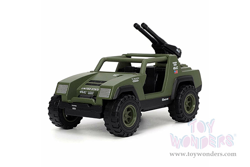 Jada Toys Hollywood Rides - G.I. Joe V.A.M.P. with Duke Diecast Figurine (1/32 scale diecast model car, Olive Green) 33083