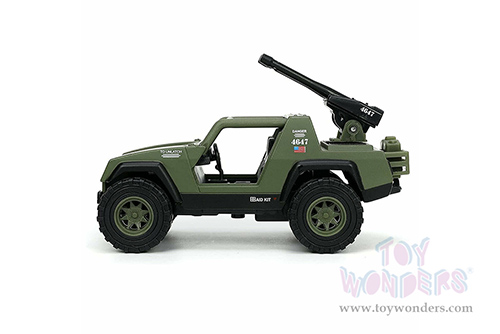 Jada Toys Hollywood Rides - G.I. Joe V.A.M.P. with Duke Diecast Figurine (1/32 scale diecast model car, Olive Green) 33083