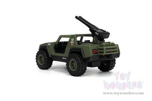 Jada Toys Hollywood Rides - G.I. Joe V.A.M.P. with Duke Diecast Figurine (1/32 scale diecast model car, Olive Green) 33083