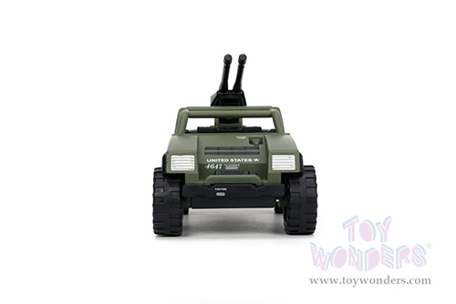 Jada Toys Hollywood Rides - G.I. Joe V.A.M.P. with Duke Diecast Figurine (1/32 scale diecast model car, Olive Green) 33083