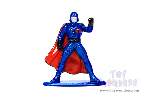 Jada Toys Hollywood Rides - G.I. Joe Stinger with Missile Launcher and Cobra Commander Diecast Figurine (1/32 scale diecast model car, Gray) 33085