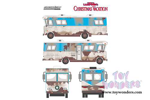 Greenlight - Heavy Duty Trucks Series 10 | Condor II RV from National Lampoon Christmas Vacation Movie (1/64 scale diecast model car, Beige) 33100A/48