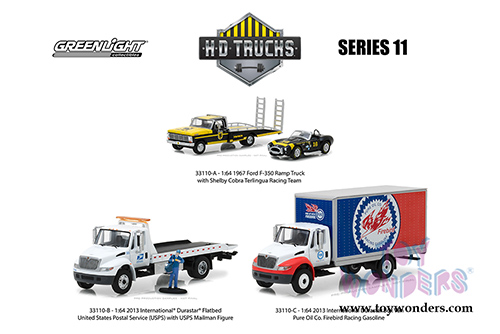 Greenlight - Heavy Duty Trucks Series 11 (1/64 scale diecast model car, Asstd.) 33110/48