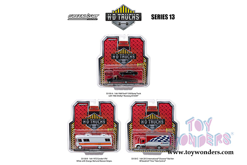 Greenlight - Heavy Duty Trucks Series 13 (1/64 scale diecast model car, Asstd.) 33130/48