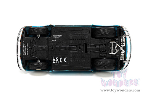 Jada Toys Hollywood Rides - "Lilo and Stitch" Volkswagen Beetle (Weathered) with Stitch Diecast Figurine (1/32 scale diecast model car, Matte Blue) 33251