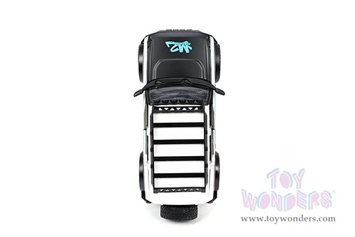 Jada Toys Just Trucks | Ford Bronco Hardtop "M2 Motoring" (2021, 1/24 scale diecast model car, Gray/White/Matte Black) 33299