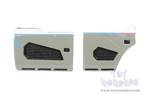 Jada Toys Just Trucks | Ford Bronco Hardtop "M2 Motoring" (2021, 1/24 scale diecast model car, Gray/White/Matte Black) 33299