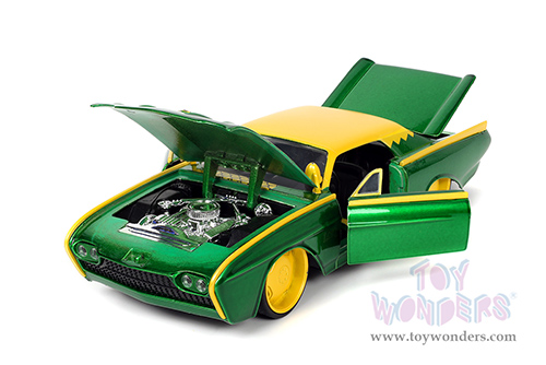 Jada Toys - Hollywood Rides | Ford Thunderbird with Marvel  Loki™ Diecast Figurine (1963, 1/24, diecast model car, Green/Yellow) 33357