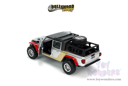 Jada Toys Hollywood Rides - Marvel X-Men Jeep® Gladiator with Colossus Diecast Figurine (2020, 1/32 scale diecast model car, Silver) 33363