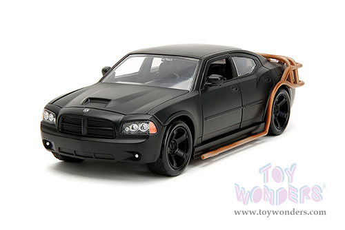 Jada Toys Fast & Furious - Dodge Charger Heist Car (2006, 1/24 scale diecast model car, Matte Black) 33373
