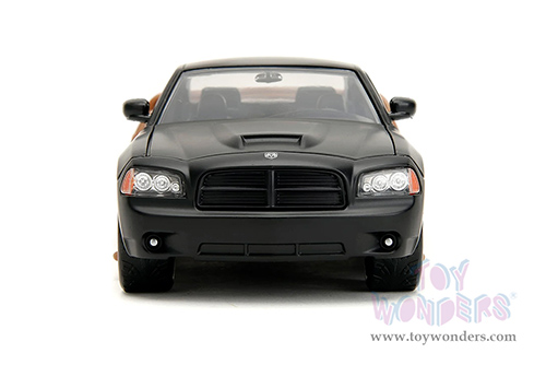 Jada Toys Fast & Furious - Dodge Charger Heist Car (2006, 1/24 scale diecast model car, Matte Black) 33373