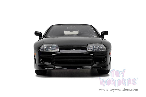 Jada Toys Fast & Furious - Toyota Supra Hardtop (1995, 1/24 scale diecast model car, Black) 33380