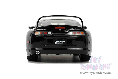 Jada Toys Fast & Furious - Toyota Supra Hardtop (1995, 1/24 scale diecast model car, Black) 33380