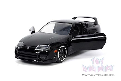 Jada Toys Fast & Furious - Toyota Supra Hardtop (1995, 1/32 scale diecast model car, Black) 33381/24