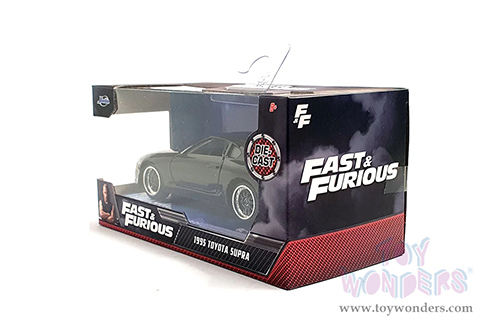 Jada Toys Fast & Furious - Toyota Supra Hardtop (1995, 1/32 scale diecast model car, Black) 33381/24