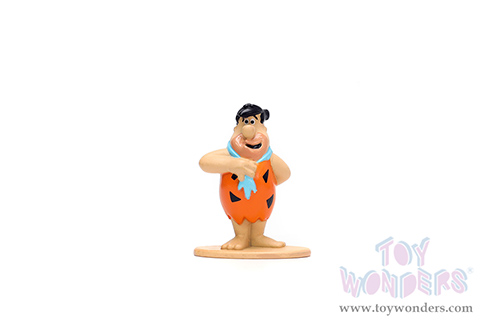 Jada Toys Hollywood Rides - Flintmobile with Fred Flinstone Diecast Figurine (1/32 scale diecast model car, Brown) 33382