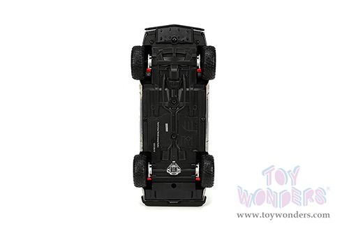 Jada Toys - Hollywood Rides | Chevrolet® Camaro® (Dirty Version) with Raphael Diecast Figure "Teenage Mutant Ninja Turtles" (1967, 1/24, diecast model car, Bright Green/Matte Black) 33386