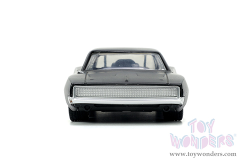 Jada Toys Fast & Furious - Dom's Dodge Charger Widebody F9 (1968, 1/32 scale diecast model car, Matte Black/W Bronze Tail Stripe) 33450