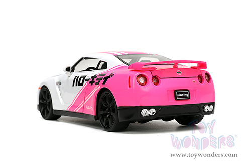 Jada Toys - Hollywood Rides | Nissan GT-R (R35) with Hello Kitty™ figure (2009, 1/24, diecast model car, White/Pink) 33724