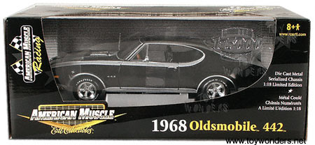 ERTL - Oldsmobile 442 (1968, 1:18, Black) 33788