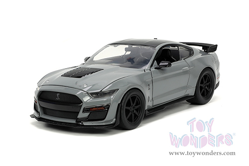 Jada Toys Bigtime Muscle - Ford Mustang Shelby&reg; GT500&reg; (2020, 1/24 scale diecast model car, Glossy Gray) 33931