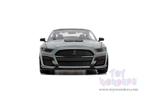 Jada Toys Bigtime Muscle - Ford Mustang Shelby&reg; GT500&reg; (2020, 1/24 scale diecast model car, Glossy Gray) 33931