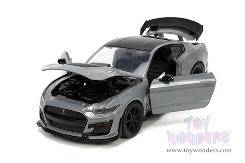Jada Toys Bigtime Muscle - Ford Mustang Shelby&reg; GT500&reg; (2020, 1/24 scale diecast model car, Glossy Gray) 33931
