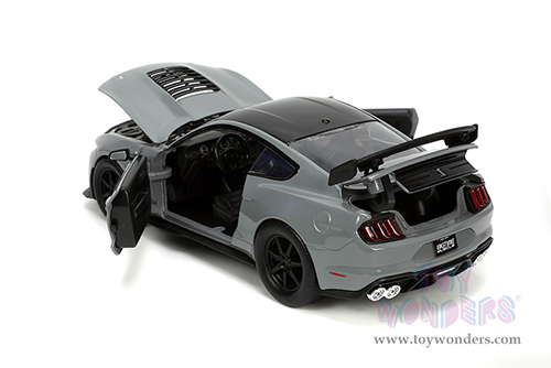 Jada Toys Bigtime Muscle - Ford Mustang Shelby&reg; GT500&reg; (2020, 1/24 scale diecast model car, Glossy Gray) 33931