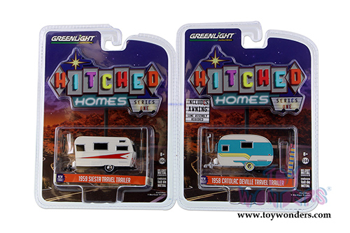 Greenlight - Hitched Homes Series 1 (1/64 scale diecast model car, Asstd.) 34010/48