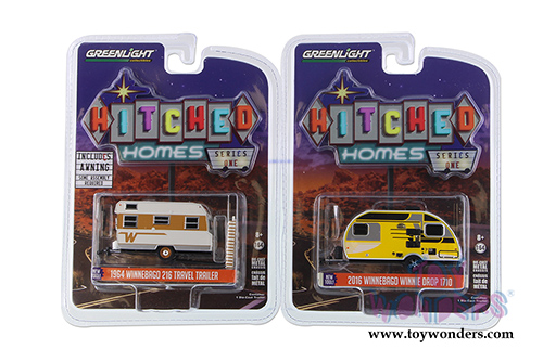 Greenlight - Hitched Homes Series 1 (1/64 scale diecast model car, Asstd.) 34010/48