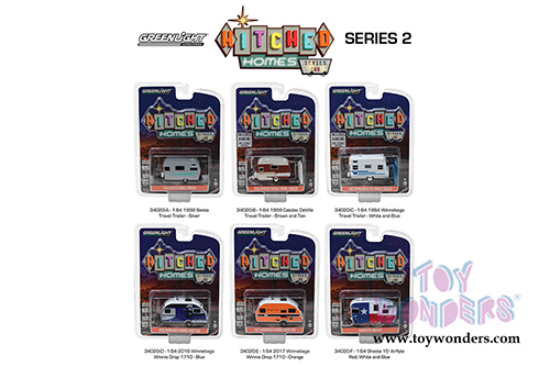 Greenlight - Hitched Homes Series 2 (1/64 scale diecast model car, Asstd.) 34020/48