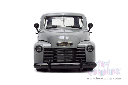 Jada Toys Just Trucks - Chevrolet&reg; Pickup and Extra Wheels (1953, 1/24 scale diecast model car, Gray) 34023