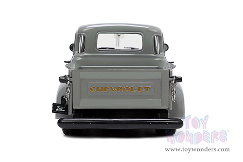 Jada Toys Just Trucks - Chevrolet&reg; Pickup and Extra Wheels (1953, 1/24 scale diecast model car, Gray) 34023