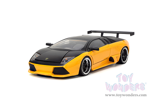 Jada Toys Hyper-Spec - Lamborghini Murciélago LP640 Hardtop (1/24 scale diecast model car, Orange/Black) 34028