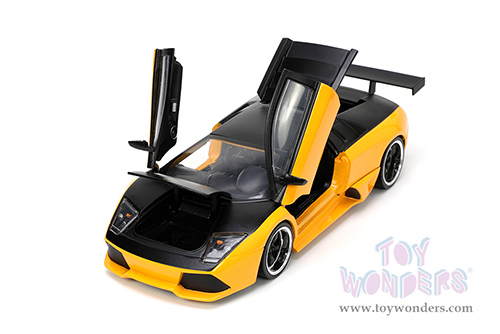 Jada Toys Hyper-Spec - Lamborghini Murciélago LP640 Hardtop (1/24 scale diecast model car, Orange/Black) 34028