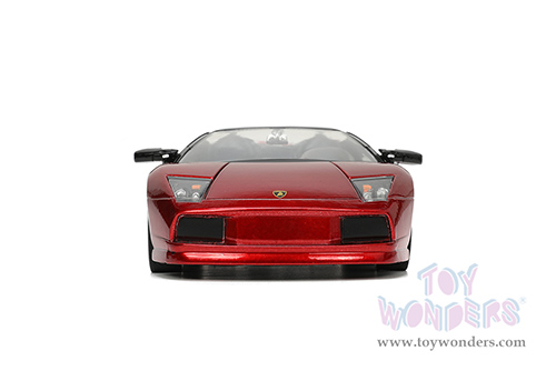 Jada Toys Hyper-Spec - Lamborghini Murciélago Roadster (1/24 scale diecast model car, Candy Red) 34029