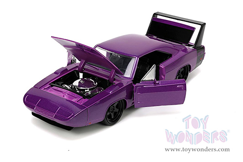 Jada Toys Bigtime Muscle - Dodge Charger Daytona (1969, 1/24 scale diecast model car, Purple) 34036/4