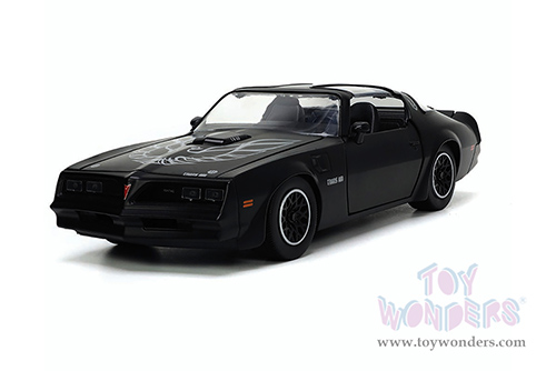 Jada Toys Bigtime Muscle - Pontiac&reg; Firebird&reg; T/A Trans am T-top (1977, 1/24 scale diecast model car, Matte Black) 34038/4