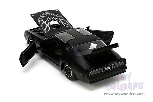 Jada Toys Bigtime Muscle - Pontiac&reg; Firebird&reg; T/A Trans am T-top (1977, 1/24 scale diecast model car, Matte Black) 34038/4